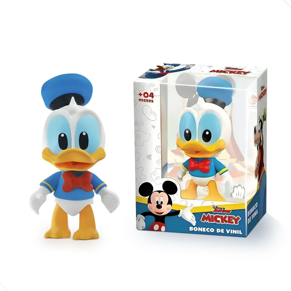 Boneco Vinil Pato Donald 12 Cm Mickey e Amigos 3297 - Líder