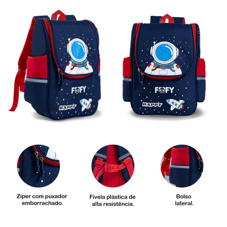 Mochila Escolar Costa Astronalta FF9513 - Fofy