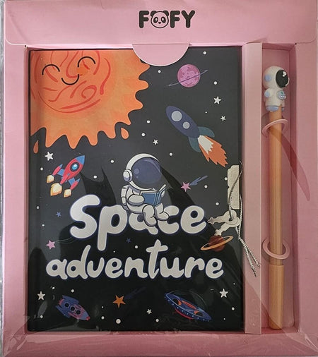 Kit Diário de Anotações 50Fls. Pequeno Astronauta FF6060 - Fofy