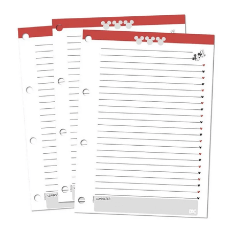 Fichário Universitário 192 Fls. em PVC Cristal Minnie 5132 - DAC