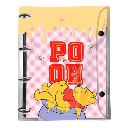 Fichário Universitário 192 Fls. em PVC Cristal Pooh 5164 - DAC