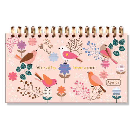 Agenda Mini Leve Amor 2026 64 Fls. 85 X 150mm 6468 - Fina Ideia