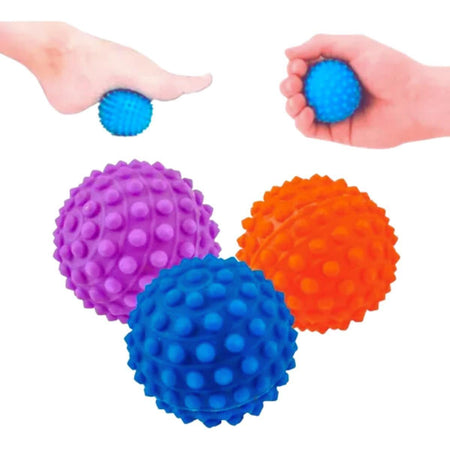 Kit 12 Bolinhas Cravo Anti Stress Fisioterapia 2755 - Líder