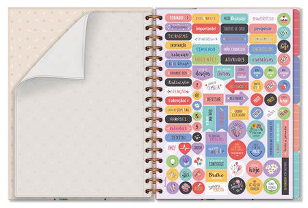 Caderno Folhas Removíveis Cachorro na Janela 80 Folhas 8121 - Fina Ideia