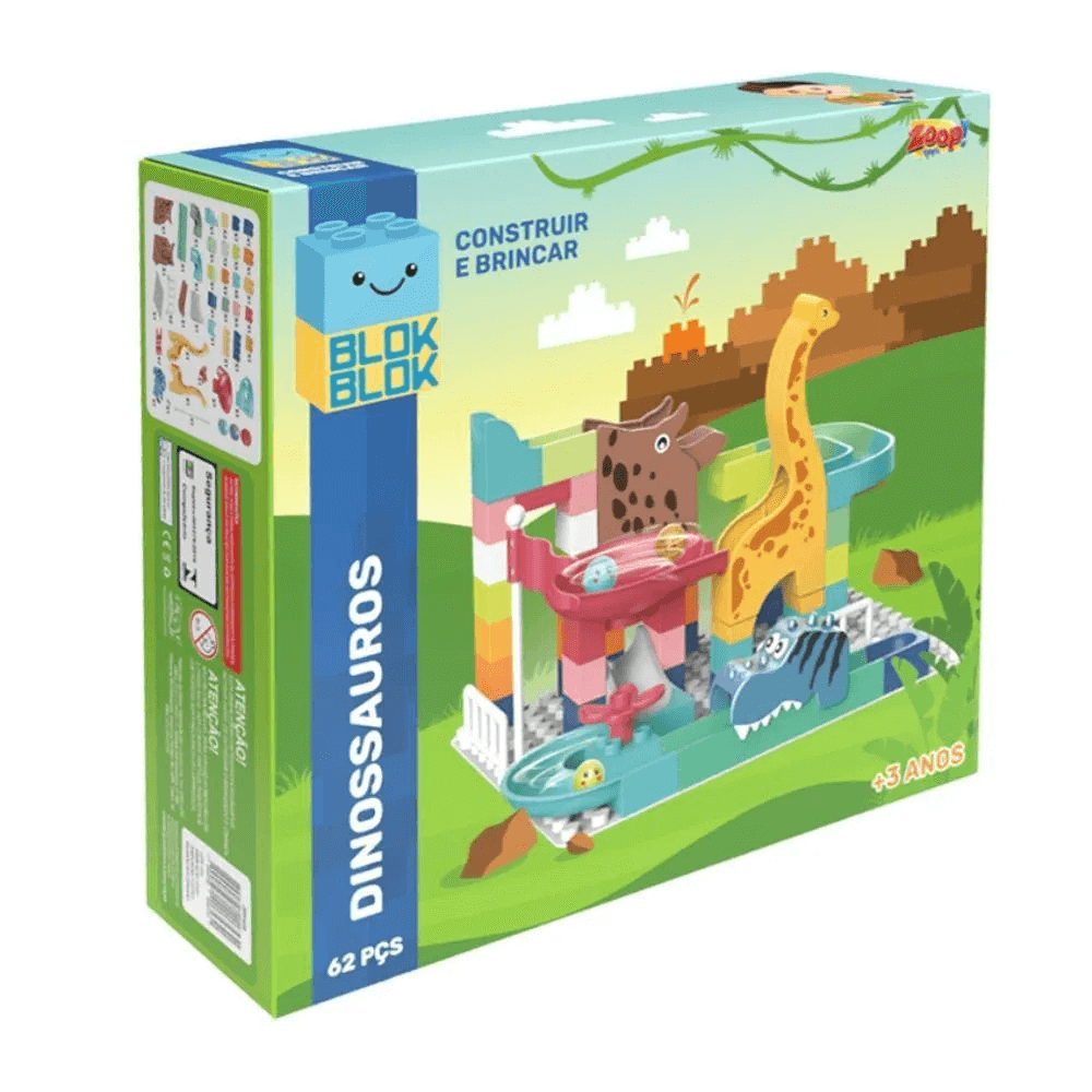 Blocos De Montar Blok Blok Dinossauros ZP01030 - Zoop Toys – Jessica  Presentes