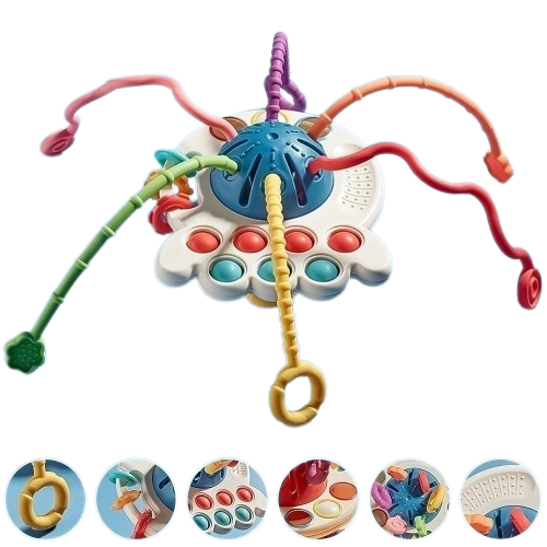 Chocalho Educativo Multissensorial 4 em 1 ZP01136 - Zoop Toys