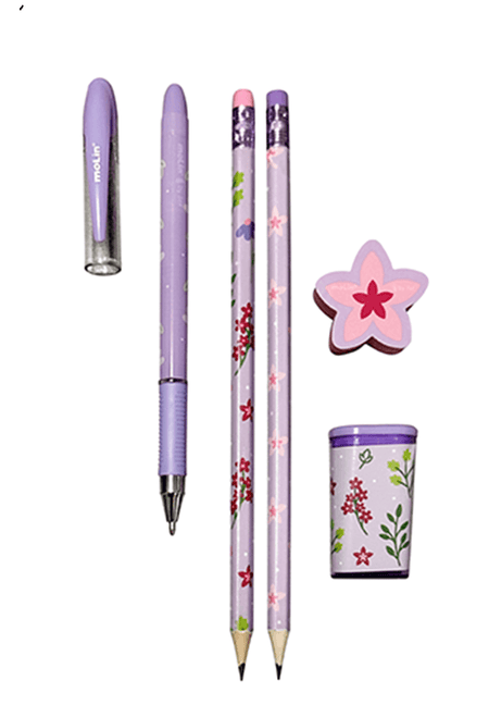 Kir Escolar Lilac Fields By Sof c/ 5 Pçs 31620 - Molin