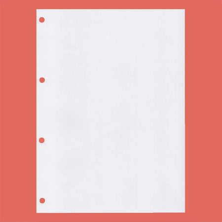 Bloco Folhas Fichário Univ. S/ Pauta 80Fls Royalpad P106 - Royal Paper