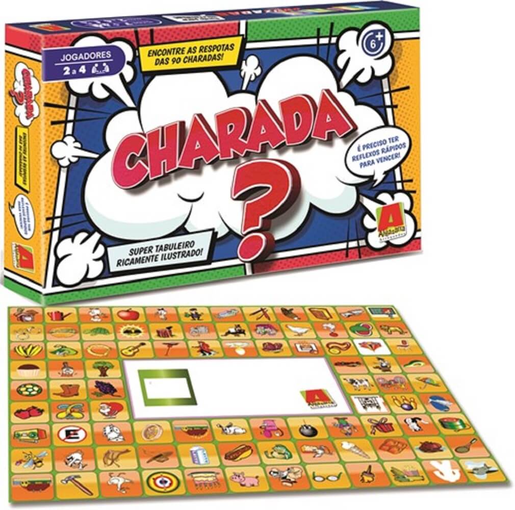 Jogo Charada 1 - 303392 - Algazarra – Jessica Presentes