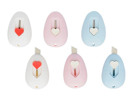 Mini Estilete Plástico Retrátil Coração 23191 - Molin