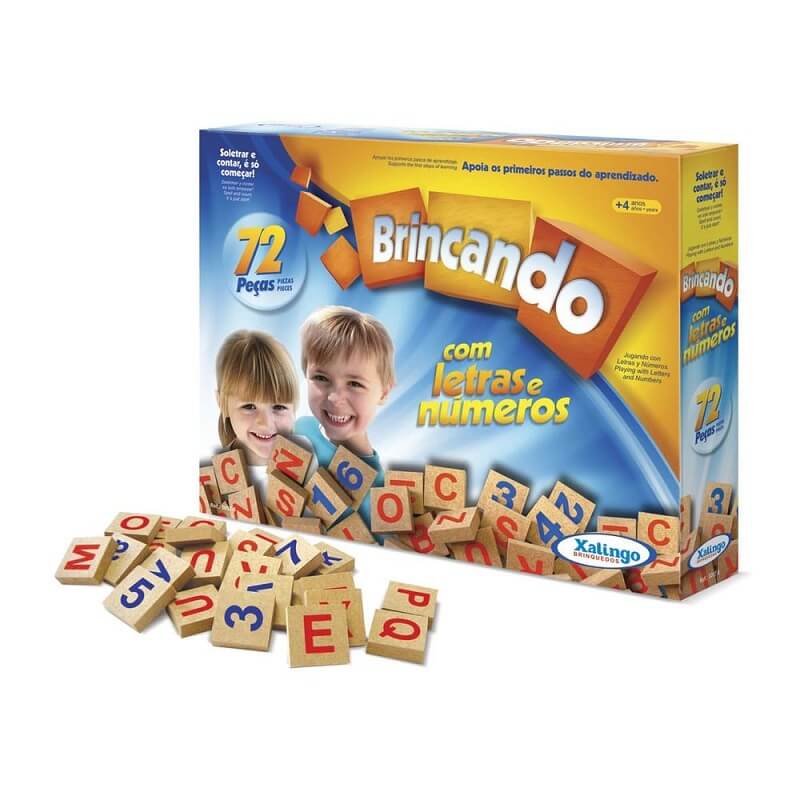 Brincando com Letras e Números Xalingo – JR Papelaria