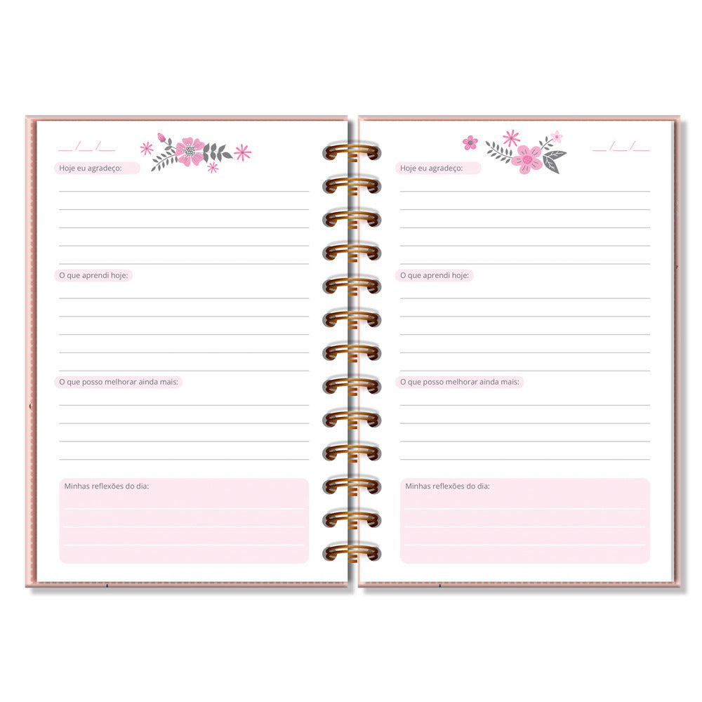 Caderno Diário de Gratidão Leve Amor 5457 - Fina Ideia