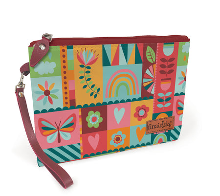 Bolsa Flat Mini Arco-Íris 8590 - Fina Ideia