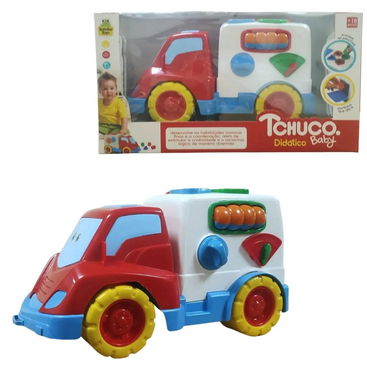 Carrinho Tchuco Baby Baú 0200 - Samba Toys