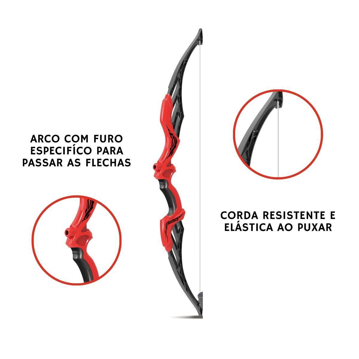 Arco e Flecha Super Mira Vermelho ZP01185 - Zoop Toys