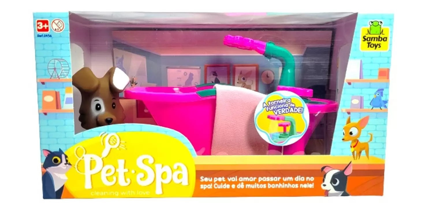 Cachorro Pet Spa Banheirinha 0456 - Samba Toys