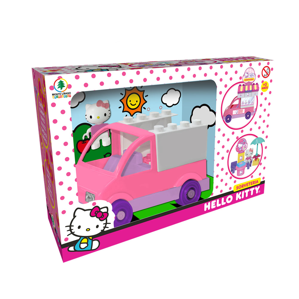 Blocos de Montar Hello Kitty Sorveteria 0538 - Monte Líbano