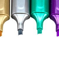 Marca Texto Fantasia Matallic c/ 4 Cores 06709 - Acrilex
