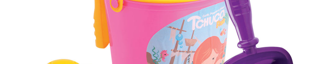 Balde Praia Tchuco Para Menina - Cores sortidas 0080 - Samba Toys