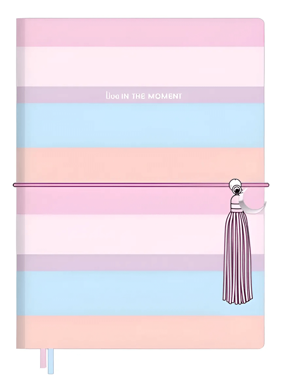 Caderno Com Elástico e Pingente 96Fls. Cristales 9325 - Animativa