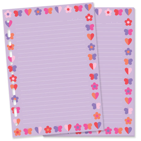 Refil Decorado Fun Pautado p/ Caderno Argolado 30 fls. 90 g/m² 4723 - Fina Ideia