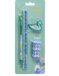 Kit Escolar Cícero c/ 5 peças Lagoa 40616 - Molin

