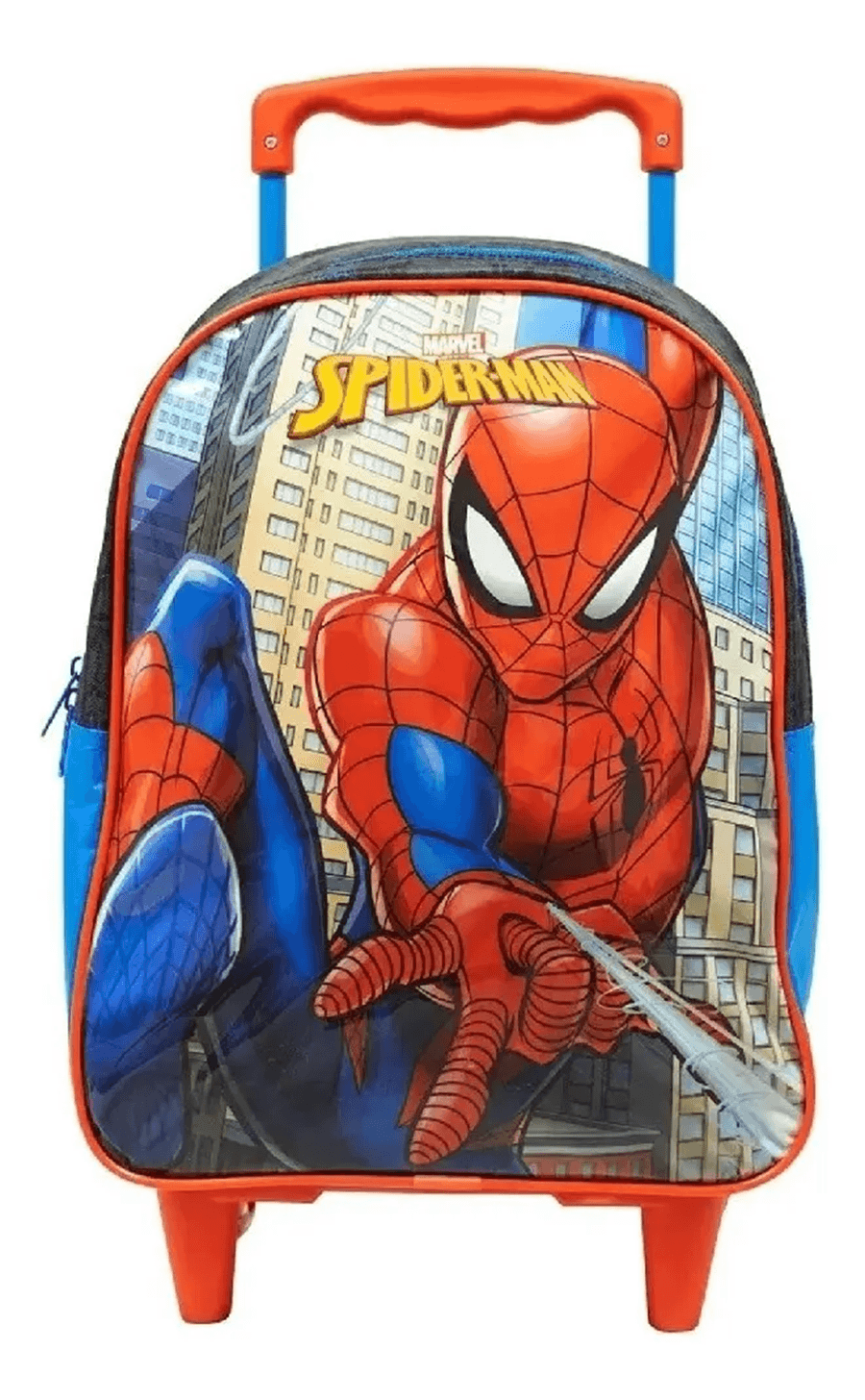 Mochila Com Rodinhas G 16" Spider-man 10660 - Xeryus