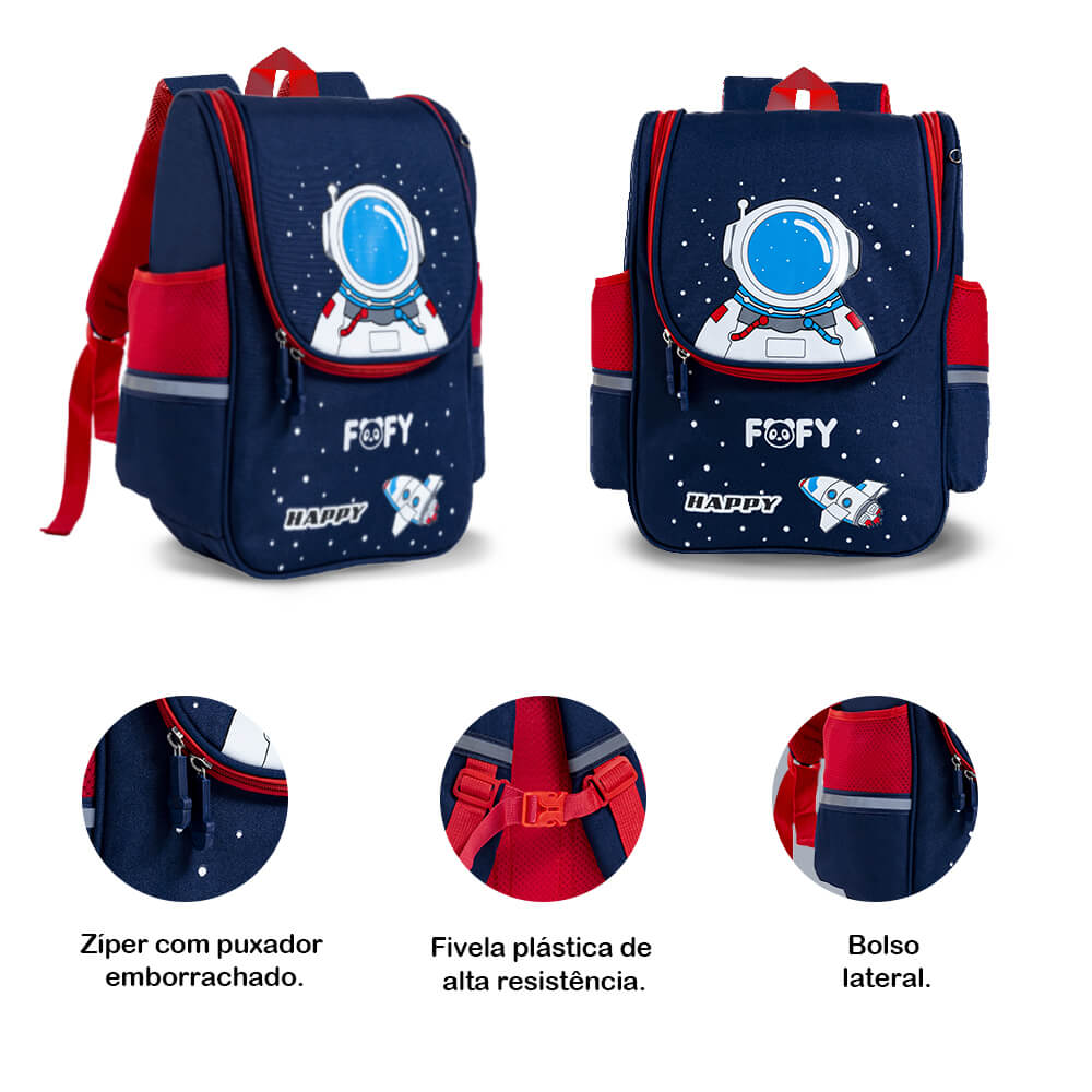 Mochila Escolar Costa Astronalta FF9513 - Fofy