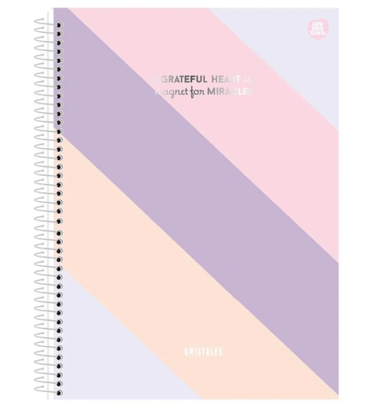 Caderno Colegial Cristales 80Fls. 56g/gm² 10764 - Animativa