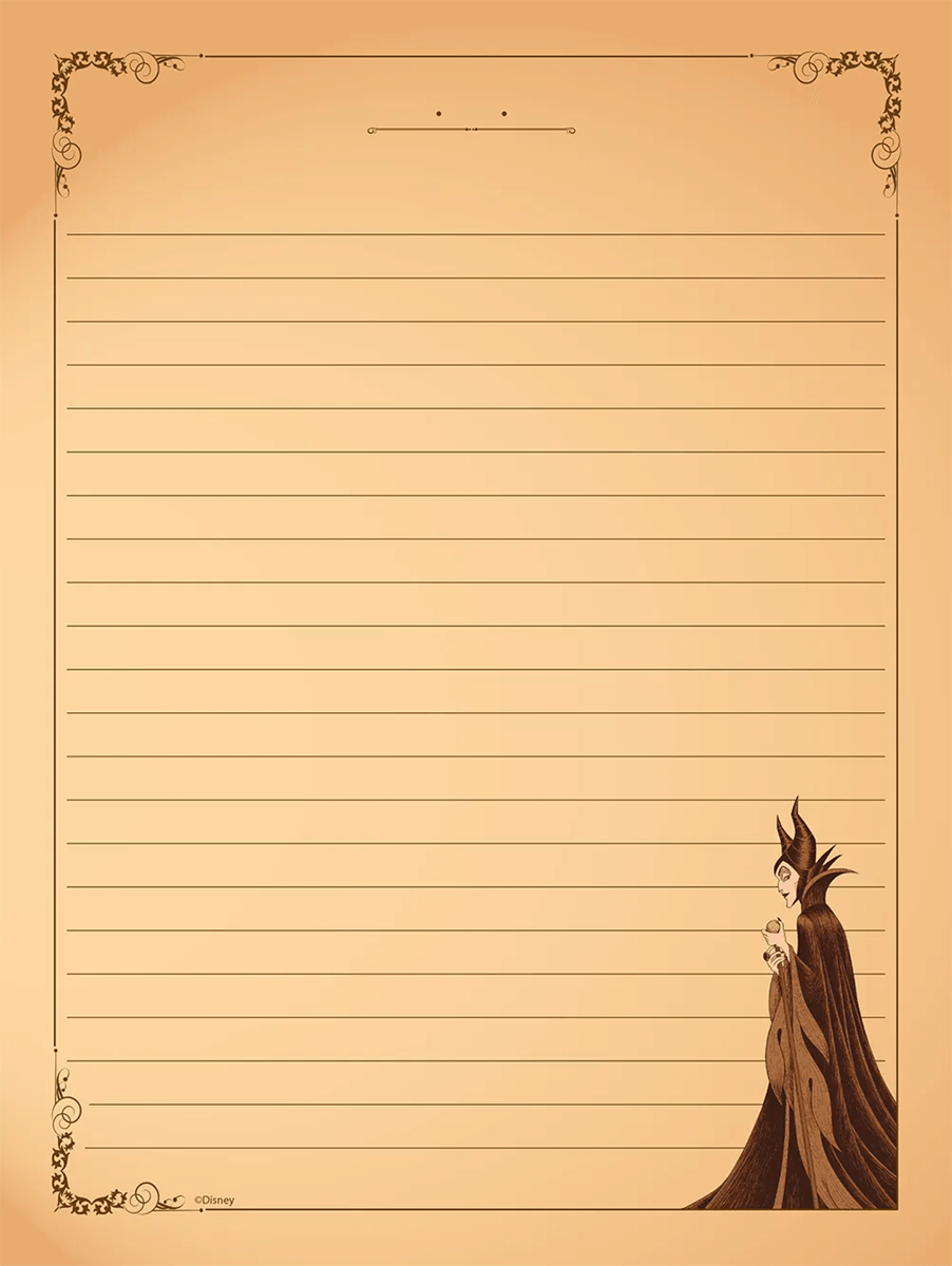 Caderno Colegial Costurado Vilões Disney 160 Folhas 10785 - Animativa