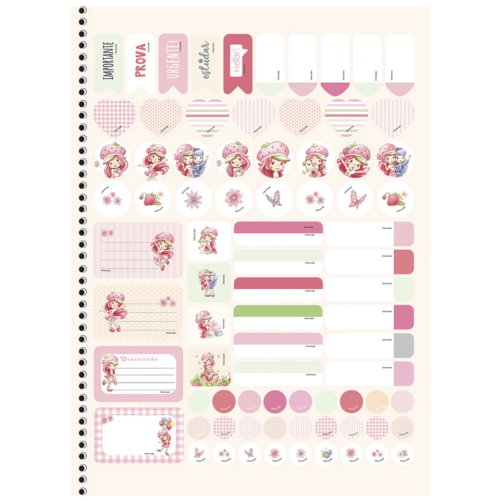 Caderno Colegial Moranguinho 160 Fls. 10808 - Animativa