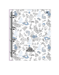 Caderno Colegial Argolado Alice no Pais das Maravilhas 160 Fls. 10826 - Animativa
