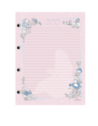 Caderno Colegial Argolado Alice no Pais das Maravilhas 160 Fls. 10826 - Animativa
