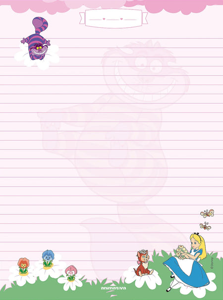 Refil para caderno Argolado Alice In Wonderland 80Fls. 10827 - Animativa