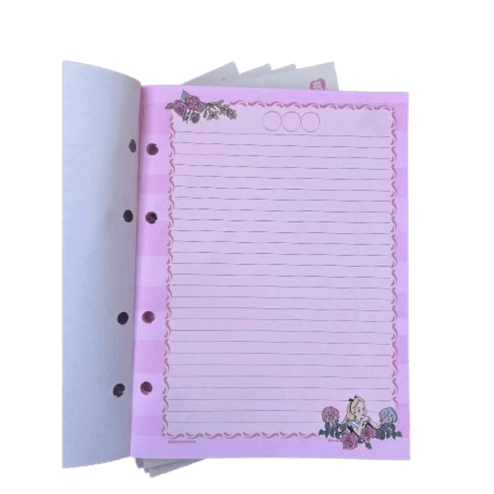 Refil para caderno Argolado Alice In Wonderland 80Fls. 10827 - Animativa
