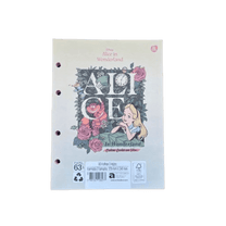 Refil para caderno Argolado Alice In Wonderland 80Fls. 10827 - Animativa