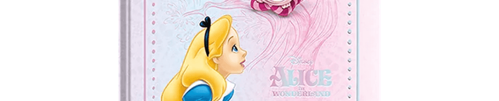 Caderno Colegial Alice in Wonderland Costurado 160 Folhas 10831 - Animativa