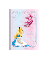 Caderno Colegial Alice in Wonderland Costurado 160 Folhas 10831 - Animativa
