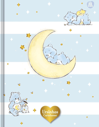 Caderno Colegial Ursinhos Carinhosos Costurado 160 Folhas 10833 - Animativa
