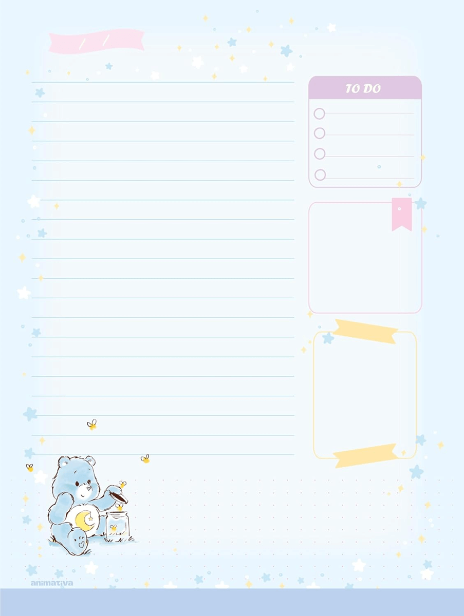 Caderno Colegial Ursinhos Carinhosos Costurado 160 Folhas 10833 - Animativa