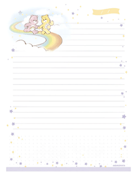 Papel de Carta Pautado Ursinhos Carinhosos 48fls. 108710 - Animativa
