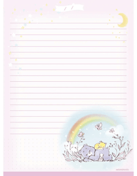 Papel de Carta Pautado Ursinhos Carinhosos 48fls. 108710 - Animativa
