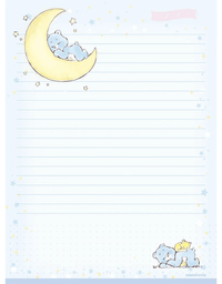 Papel de Carta Pautado Ursinhos Carinhosos 48fls. 108710 - Animativa
