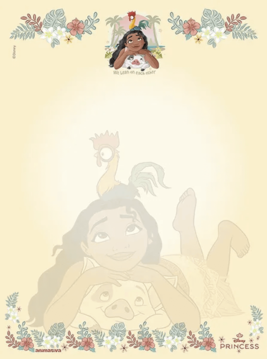 Blocos de Papel de Carta Princesas 48fls 10947 - Animativa