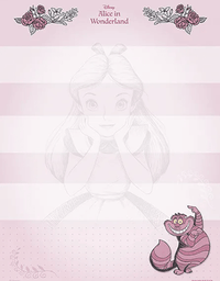 Papel de Carta Alice no País das Maravilhas 48fls 10949 - Animativa
