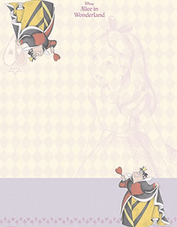Papel de Carta Alice no País das Maravilhas 48fls 10949 - Animativa
