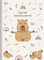 Caderno Colegial Costurado Capycuties 160 Folhas 11010 - Animativa