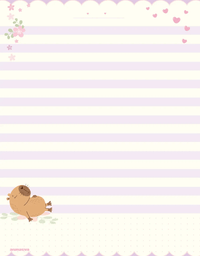 Caderno Colegial Costurado Capycuties 160 Folhas 11010 - Animativa
