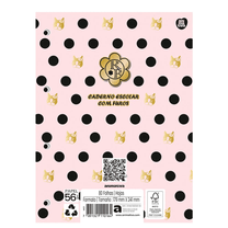 Refil Para Caderno Argolado 4 Furos Rebecca BonBon 80f. 11016 ´Animativa