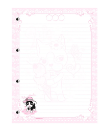 Refil Para Caderno Argolado 4 Furos Rebecca BonBon 80f. 11016 ´Animativa
